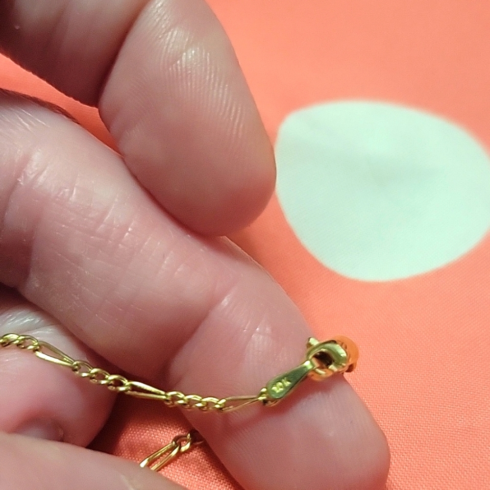 7in 10k gold bracelet